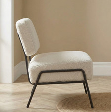 Cream Tub Chair Boucle