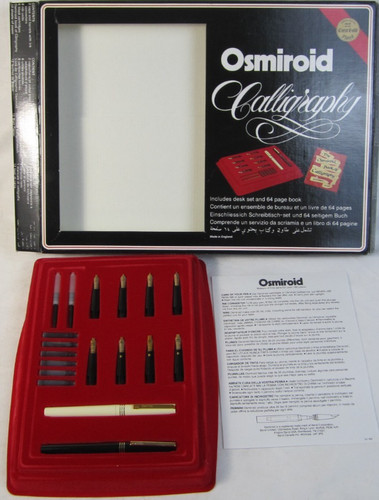 Vintage osmiroid calligraphy - vintage,