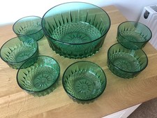 Vintage Emerald Green Arcoroc