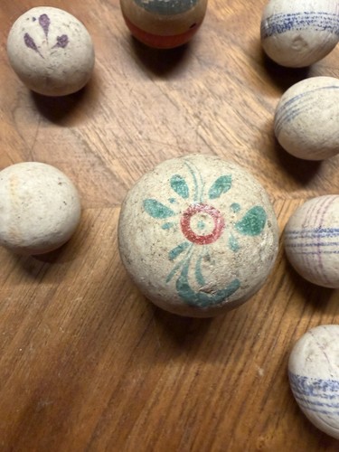 Antique clay marbles c1800 inc - c1800,