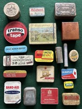 Antique tins cigarettes sweets - antique,