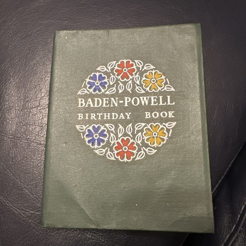 Baden powell birthday book - baden-powell,