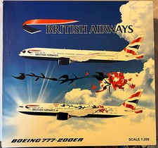 JC Wings British Airways Boeing 777-200ER - G-YMMH ' -  PANDA ' - 1:200 Scale