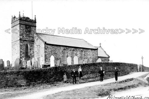 Hhj the church holmesfield - church,,