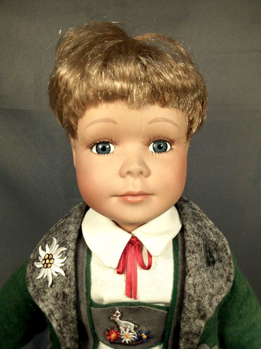 Porcelain doll - doll, 16"(41cm)