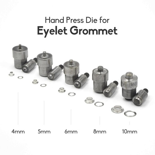 Hand press die for - hand,