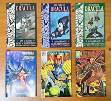 The Tomb of Dracula 1-3 + Vampirella + Dredd + Doc Savage English comics bundle