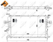 RTG Radiator Fits Vauxhall
