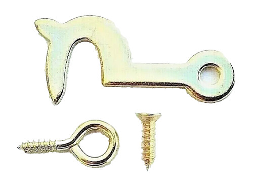 25mm brass hook - brass,