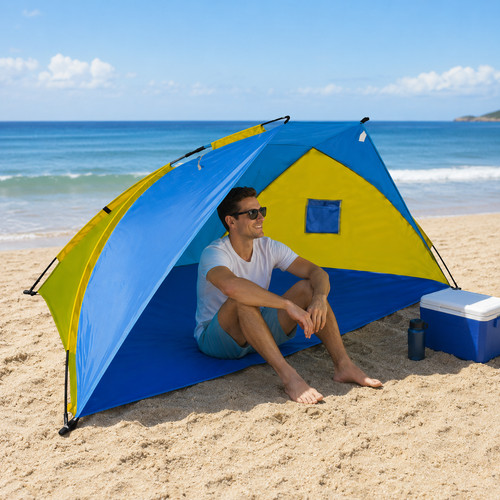 Beach shelter with carry bag - shelter,