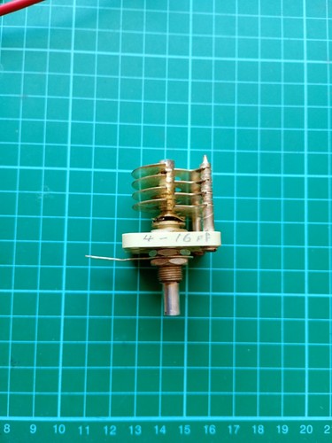 Variable air capacitor 14pf - capacitor, 4-14pf