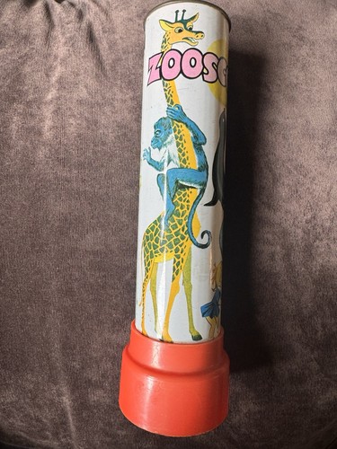 Zooscope vintage tin - zooscope,