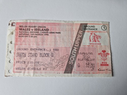 Mar wales ireland ticket - ireland,