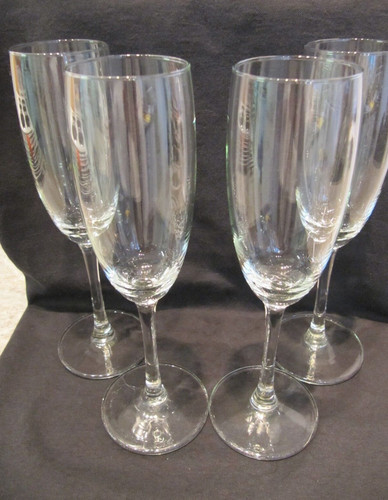 Clear champagne glass - clear,