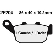 Nissin organic rear GS BRAKE