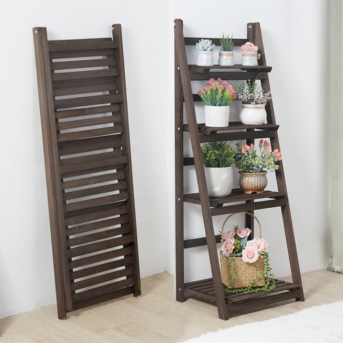 Industrial ladder shelf - ladder, flower