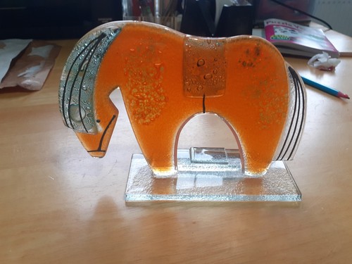 Nobile glassware horse small - glassware,