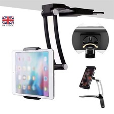 2-in-1 Tablet Phone Holder Bracket Desktop Wall Mount Stand for iPad iPhone New