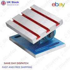 LARGE ADJUSTABLE SWIVEL ANGLE PLATE 12" X 15" TILTS WITH TEE SLOTS