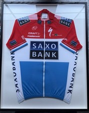 Andy Schleck Luxembourg National Cycling Champions Jersey 2009 Framed
