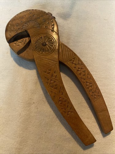 Vintage balkan hand - hand, carved