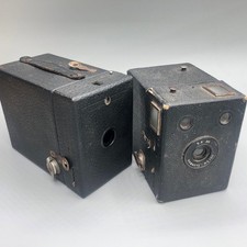 2x Vintage Kodak Box Brownie