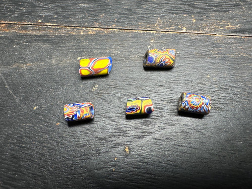 Vintage millefiori african - 5,