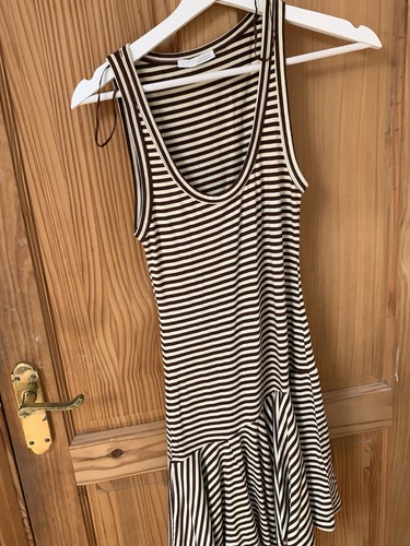 Zara dress brown - dress, /cream