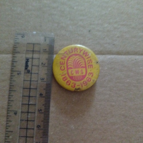 Tin badge union - society, cws