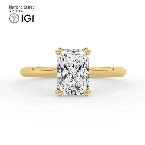 Radiant diamond engagement - radiant,