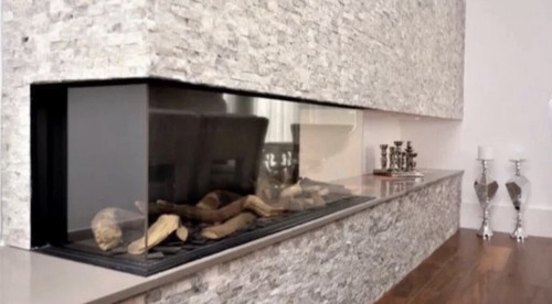 Gas fire faber - gas, triple