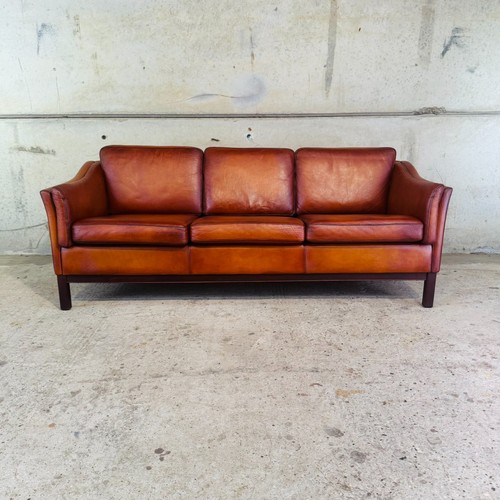 1970s danish cognac leather - 1970s, 3