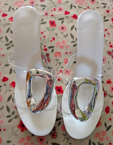 Women white slip - white, slip-on