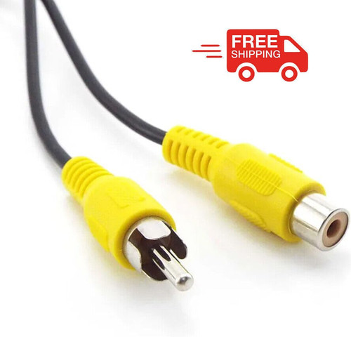 Rca male female plug jack - male, to