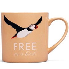 RSPB Puffin Mug Free as a Bird