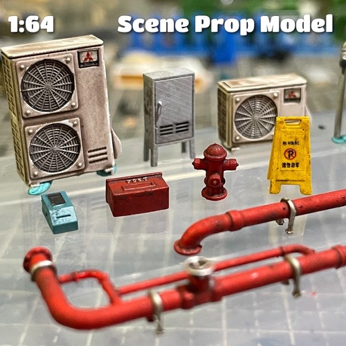 Diorama scale fire - 1:64,