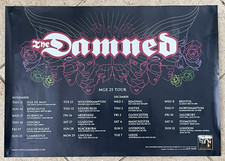 THE DAMNED MGE 25 UK Tour Poster 2004 also Chiswick Album / Smash It Up Plug @