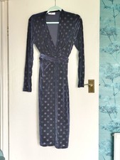 Issa london navy polka - issa, dot