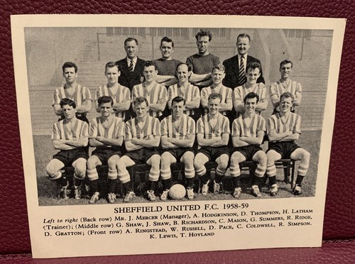 Sheffield united 1958 - united, fc