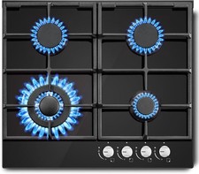 Gas Hob 4 Burners, NG/LPG