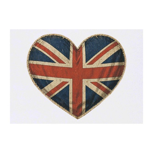Union jack heart temporary - 'union,