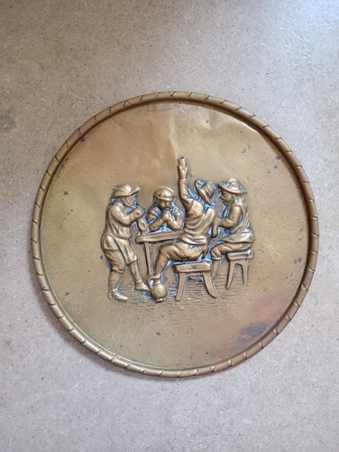 Antique embossed brass - antique,