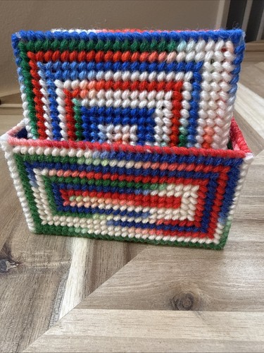 Vtg 70s coasters holder - 70s, 4