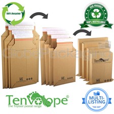 ECO-FRIENDLY TENVOLOPE M-ENVELOPES POSTAL MAILING POSTAGE BOXES *M1 M2 M3 M4*