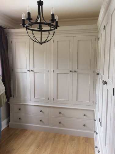 Wardrobe painted corner - -, robe