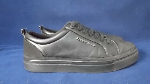 Superdry black leather - uk,