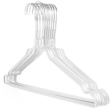 Coat Clothes Hangers Adult 40cm Coloured Wire Metal Garment Trouser Bar Steel UK