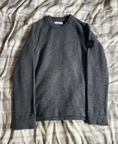 Stone island grey knit - island,