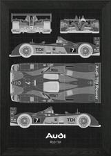 Audi R10 TDI Framed Wall Art