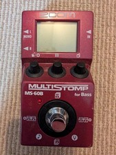 Zoom Multistomp MS-60B - 24 bit Digital Multi-Effects Pedal for Bass